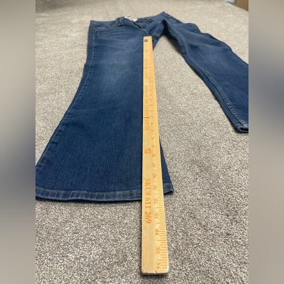 Y2K vintage retro seventies casual grunge Route 66 denim bootcut jeans sz 11/12 - Picture 10 of 12